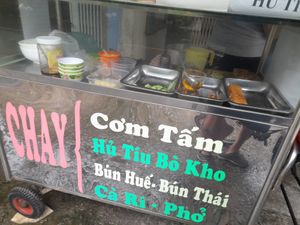 Vegan menu at Tịnh Lạc in Ho Chi Minh City