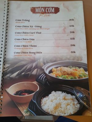 Menu at Tuệ Đạt in Ho Chi Minh City