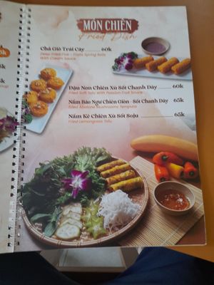 Menu at Tuệ Đạt in Ho Chi Minh City