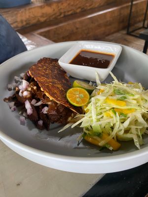 Birria Tacos at OMUS vegan @Dive Camp in Dauin