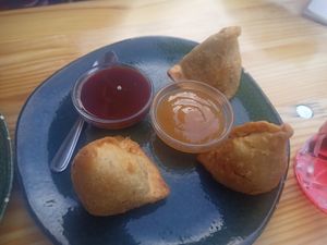 Samosa at CHASKAA in Hamburg