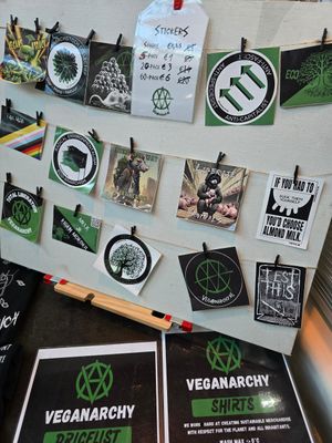at Vegan Afairs, Brugge at Veganarchy in Antwerpen