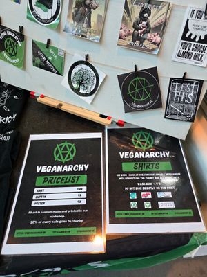 at Vegan Afairs, Brugge at Veganarchy in Antwerpen