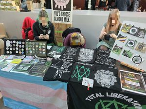 at Vegan Afairs, Brugge at Veganarchy in Antwerpen