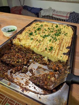 Delicious Shepherd's pie at Veganarchy in Antwerpen