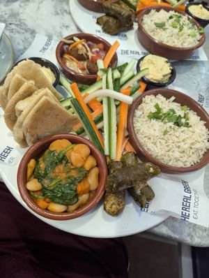 Veganuary special at The Real Greek. Vegan plate for £12 per person #Veganuary at The Real Greek in Sheffield