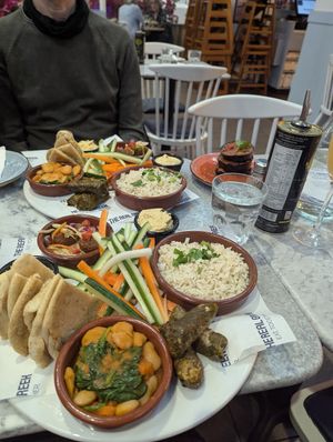 Veganuary special at The Real Greek. Vegan plate for £12 per person #Veganuary at The Real Greek in Sheffield