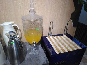 Drinks and purified water at Nhà Tấm in Da Lat