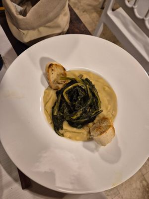 Fava beans at Osteria da Michele in Bari