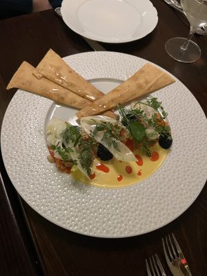 Saffron "Tuna" Crudo  at Le Basque in New York City