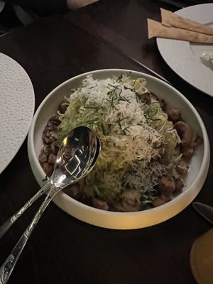 "Duck" Confit Salad  at Le Basque in New York City