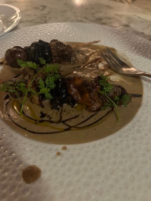 Wild Mushroom. The Pitxos are not big.  at Le Basque in New York City