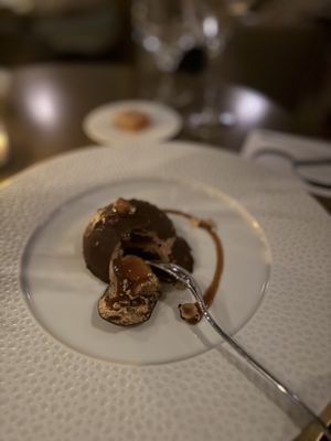 Chocolate nut dessert   at Le Basque in New York City