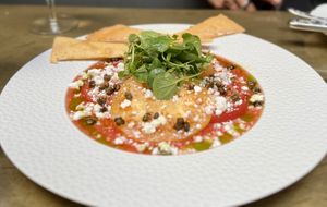 Heirloom tomato salad   at Le Basque in New York City