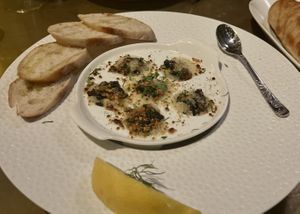 Wood ear escargot  at Le Basque in New York City