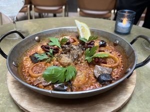 Mushroom Paella   at Le Basque in New York City