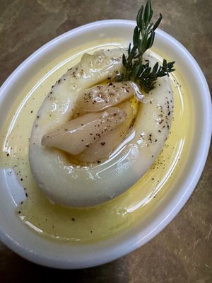 Garlic thyme butter  at Le Basque in New York City