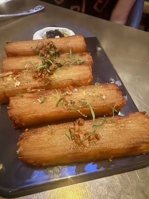 Potato pave  at Le Basque in New York City