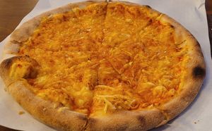 Vegan Pizza at Ariadne Restaurant and Pizzeria in Crete