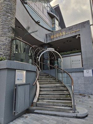Entrance from the outside at Hoban Brasserie in Kilkenny