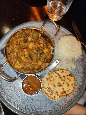 Vegetable Kashmiri Curry at Hoban Brasserie in Kilkenny