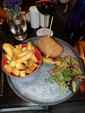 Cauliflower and Quinoa Burger at Hoban Brasserie in Kilkenny