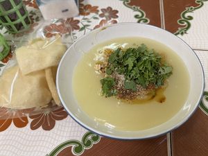 So delicious 🤤   at Tofu Porridge -ข้าวฟืนอุ่น in Chiang Mai