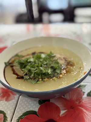 Hot dish  at Tofu Porridge -ข้าวฟืนอุ่น in Chiang Mai