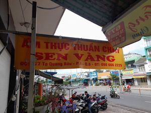 Sign outside at Sen Vang in Ho Chi Minh City