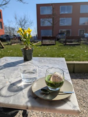 Matcha affogato at Atelier Giri in Arnhem