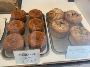 Cruffins (to be filled when served) and savoury buns Friday 3 April 2026  at Atelier Giri in Arnhem