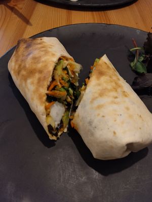 Vegan Wrap at Opera in Wicklow