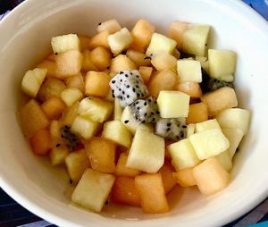 Fruit salad  at Lo+Cale in Dubai