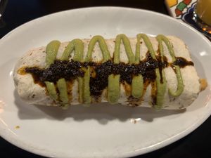 Vegan breakfast burrito with vegan chorizo   at El Mundo in Louisville