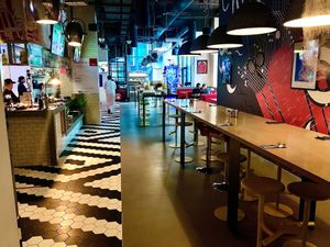 Interior  at Oui Sports Bar + Terrace in Dubai