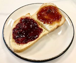 Sourdough with jams at Oui Sports Bar + Terrace in Dubai