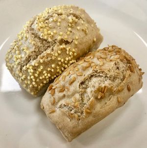 Gluten-free rolls at Oui Sports Bar + Terrace in Dubai