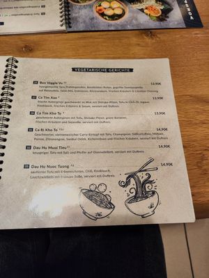 Vegetarian Page at Nihao  in Cologne