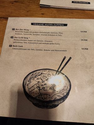 Vegan soups at Nihao  in Cologne