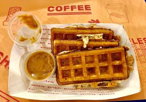 Apple and cinnamon  at Waffries - Mall of the Emirates in Dubai