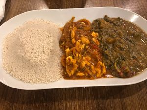 Fonio, Ackee, Callaloo at Shrooms City - Lewisham in South East London