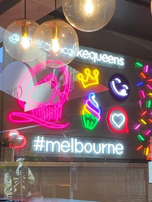 Sign at The Cupcake Queens - Hardware Ln in Melbourne
