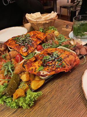 Vegan Plate  at Arabisk Restaurant in Innsbruck