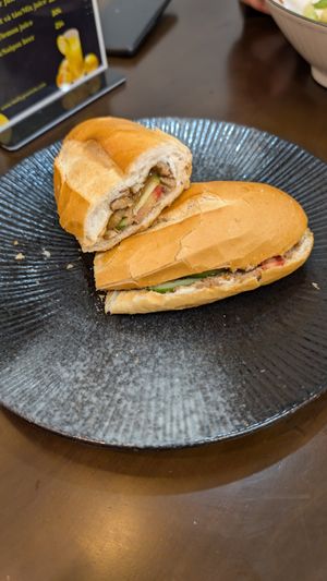 Banh Mi at Anhly vegan in Sapa