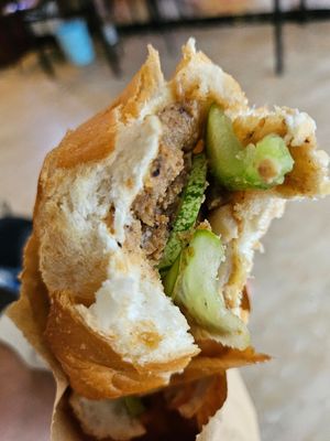 Banh mi at Anhly vegan in Sapa