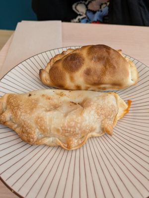 Empanadas at Che Vegan Café in Madrid