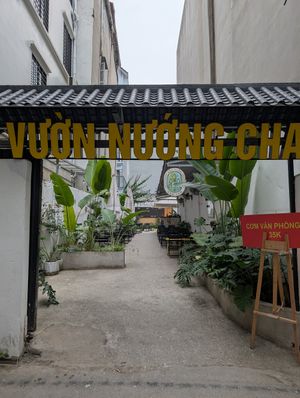  at Ann Yen Vegetarian Garden Grill in Hanoi