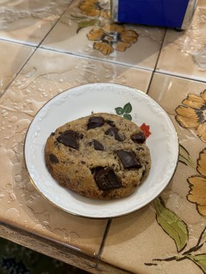 My cookie!!!  at Vegan Food Tour in Paris