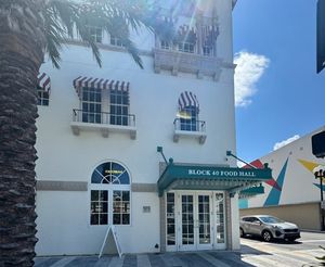 Front at Block 40 Food Hall in Hollywood