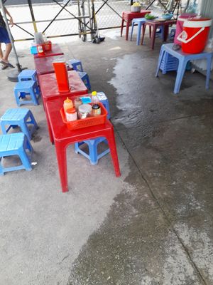 Outside seating area at Sa Dec in Ho Chi Minh City